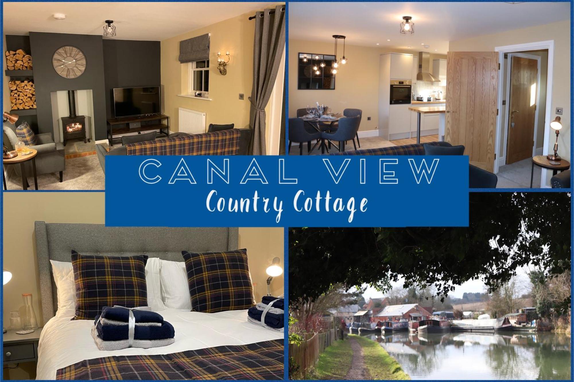 Canal View Cottage With Log Fire & Parking Blisworth Ngoại thất bức ảnh